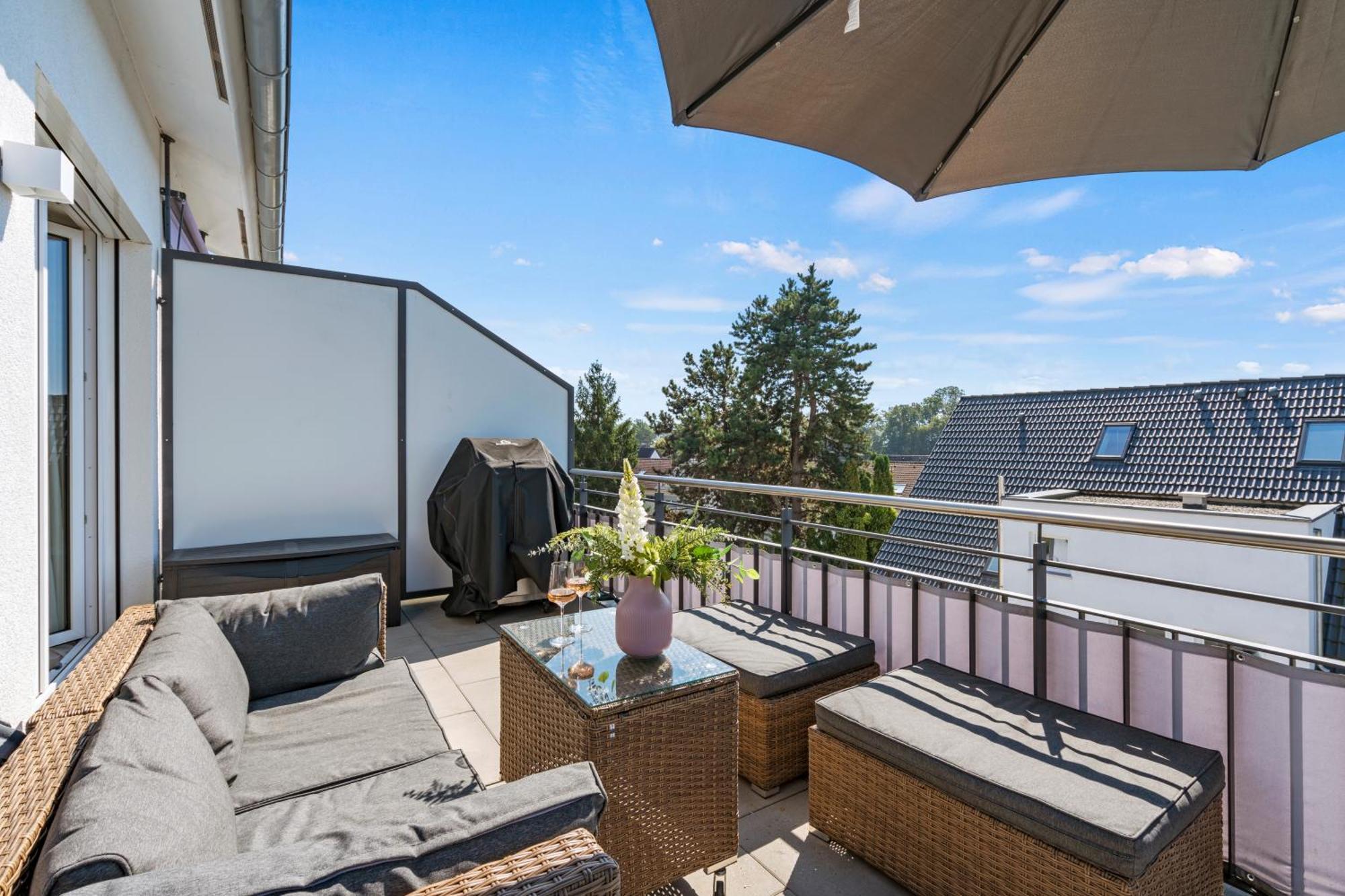 Seeview Maisonette In Direkter Seenaehe Friedrichshafen Bagian luar foto