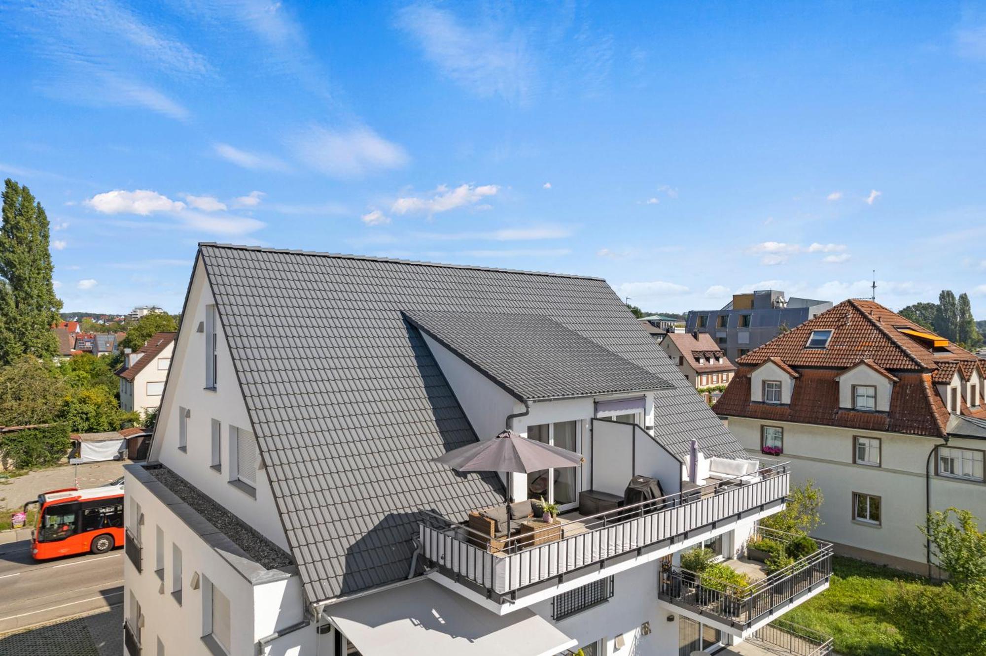 Seeview Maisonette In Direkter Seenaehe Friedrichshafen Bagian luar foto